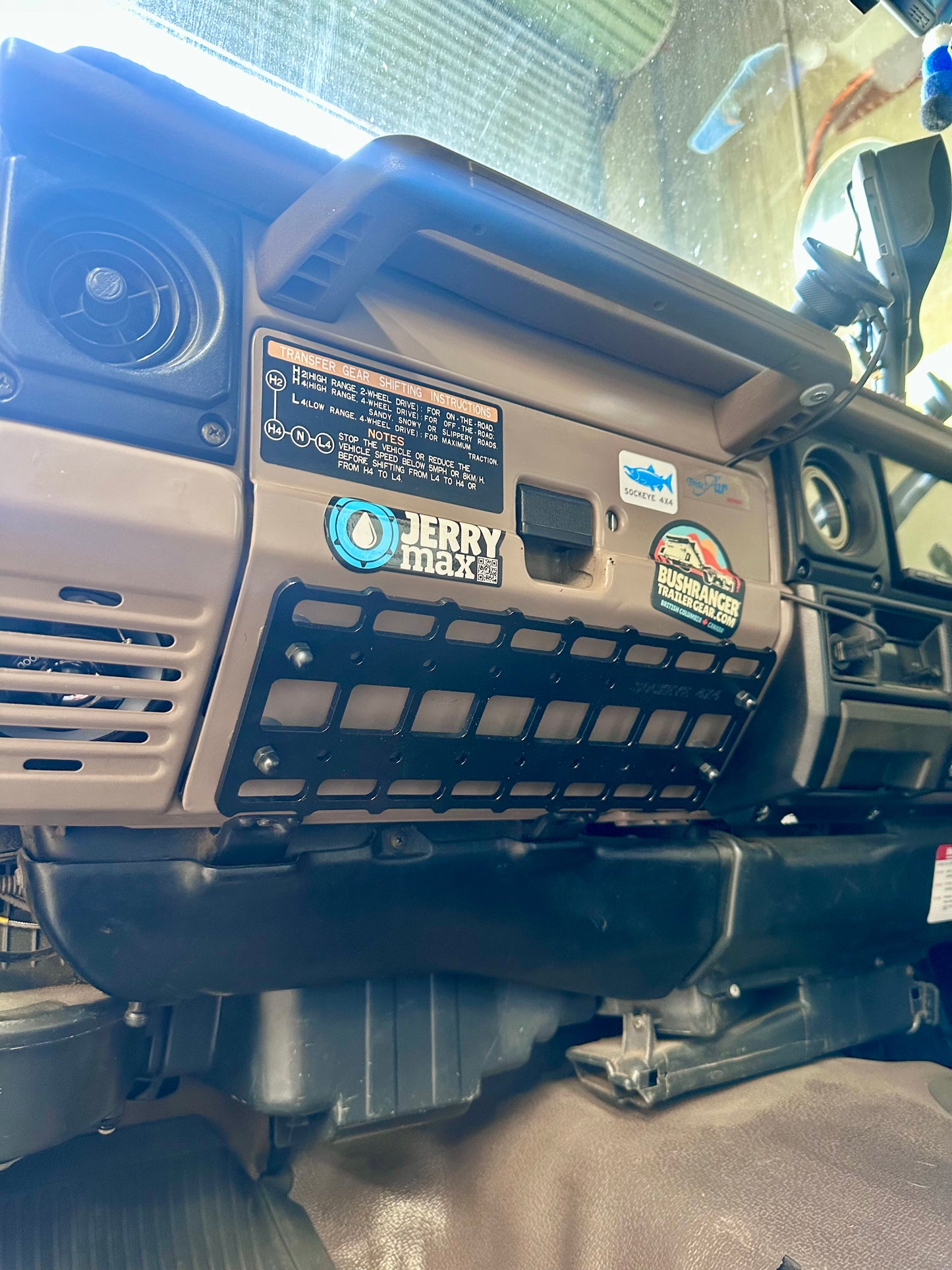 Land Cruiser 70 Series Glove Box MOLLE Panel